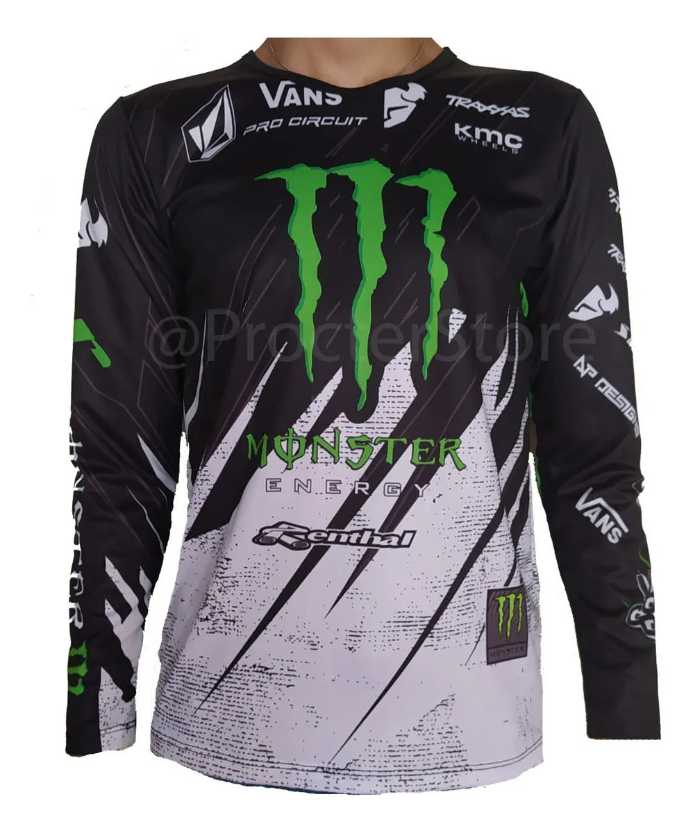Buzo Manga Larga Mtb Motocross Bicicross Jersey Ciclismo