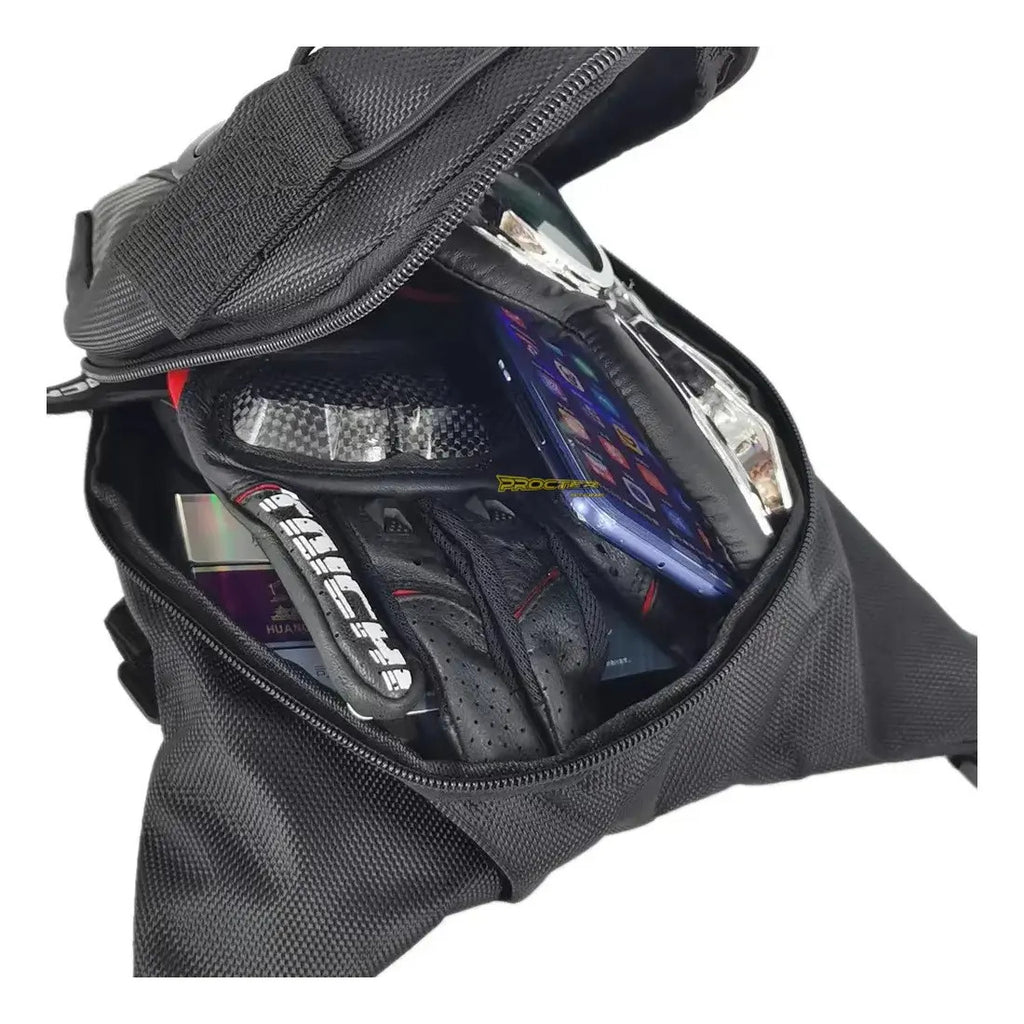 Canguro Piernero Moto Bicicleta Bolso Piernera