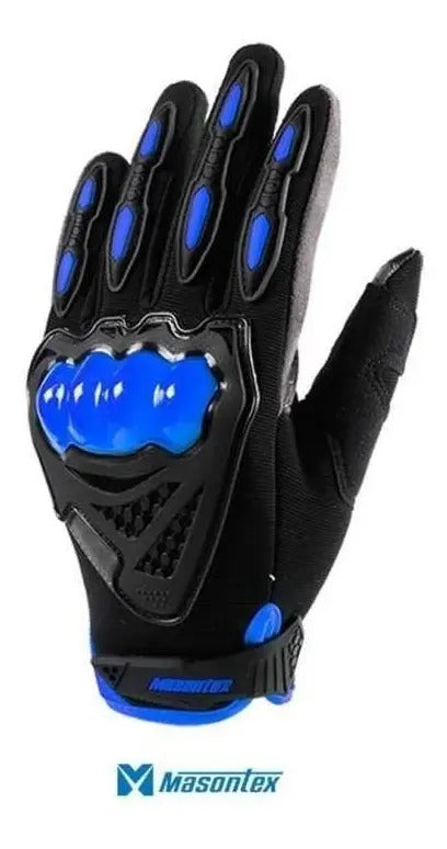Guantes Moto Proteccion Nudillos Y Palma Forro Suave