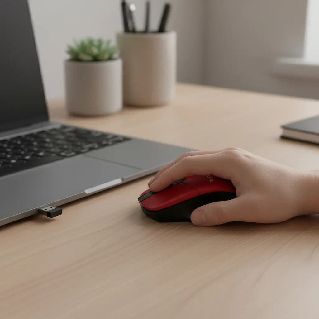 Mouse Mini Inalámbrico Weibo Mini Gamer