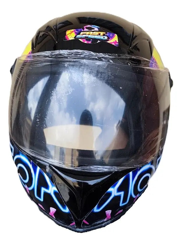 Casco Integral Para Niños Cerrado Kart Bicicleta Deportes