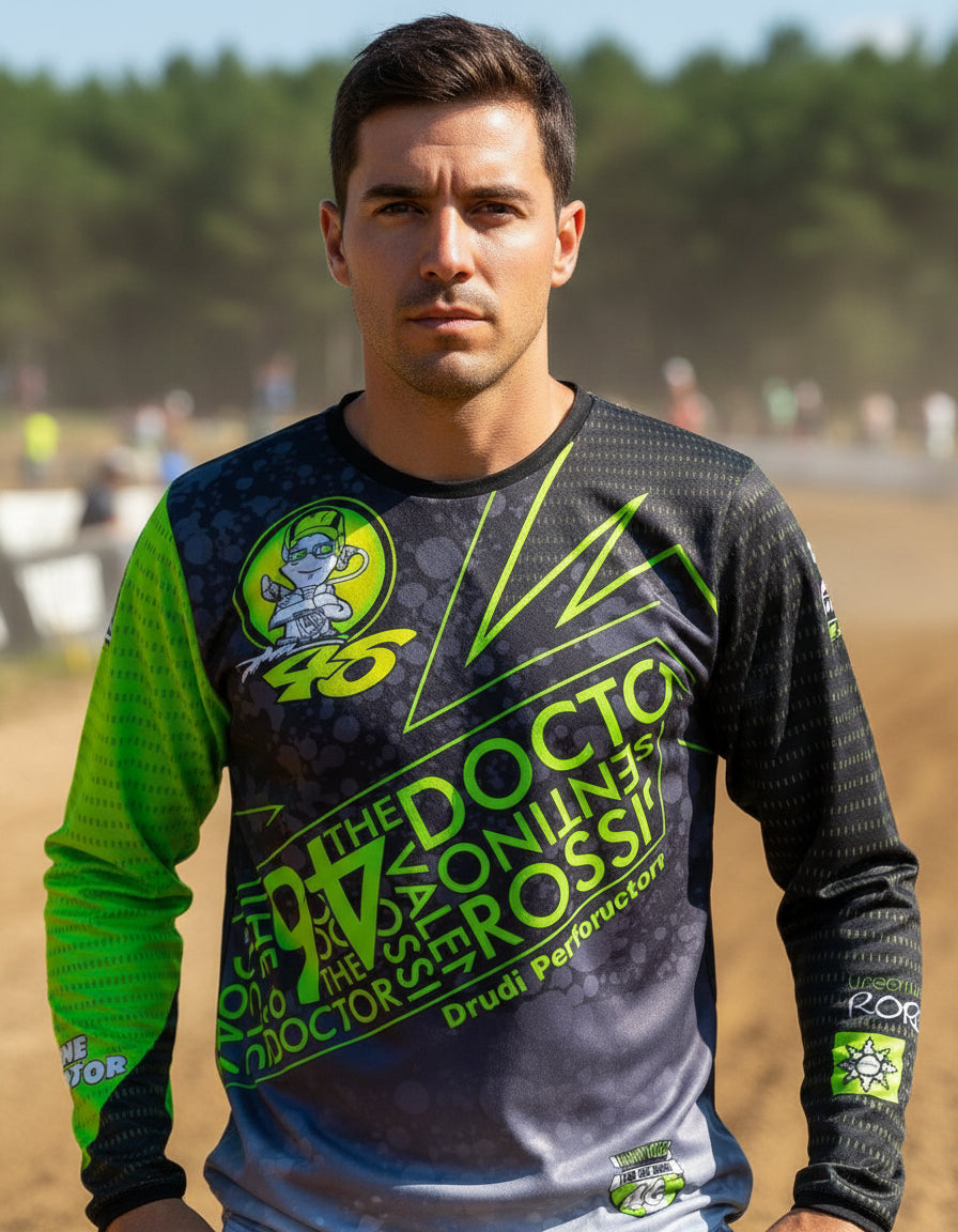 Buzo Manga Larga Mtb Motocross Bicicross Jersey Ciclismo