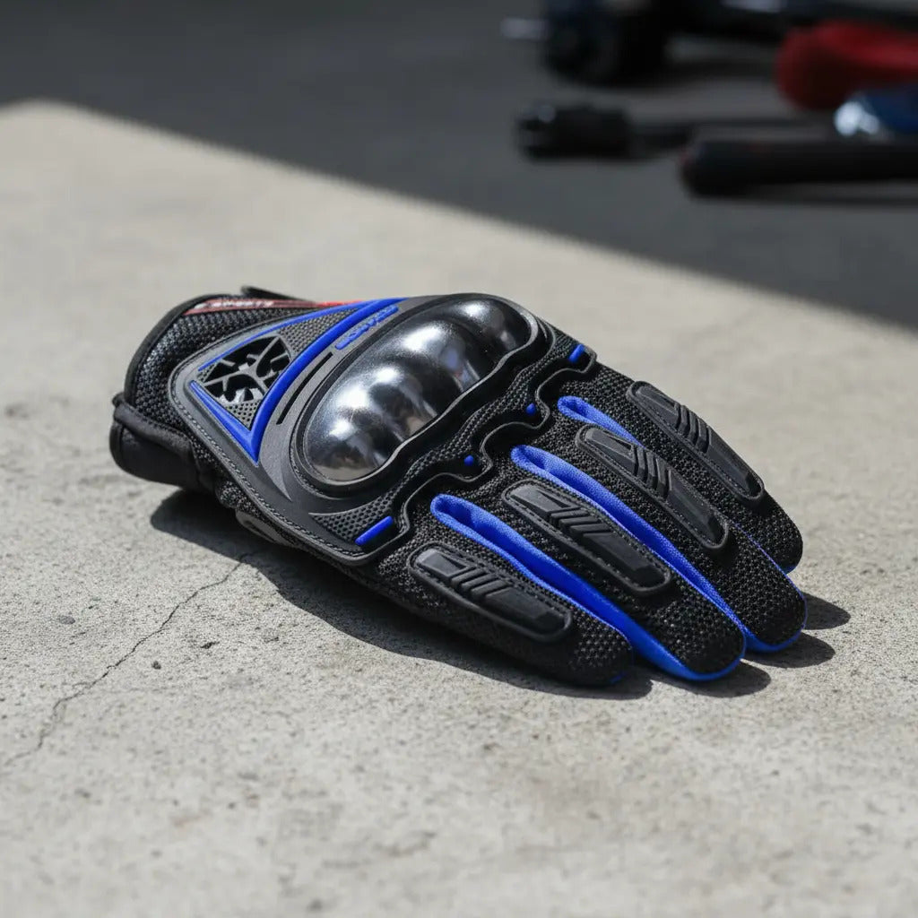 Guantes Para Moto Proteccion Metalizada Scoyco Mc44 Tactiles