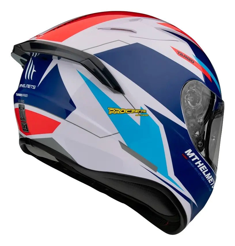 Casco Moto Mt Targo Pro Certificado Ece 2205 Deportivo