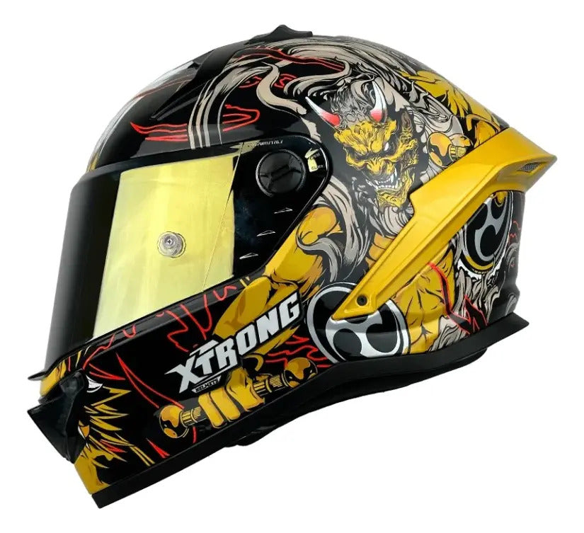 Casco Xtrong Integral Visor Magnetico Deportivo Certificado