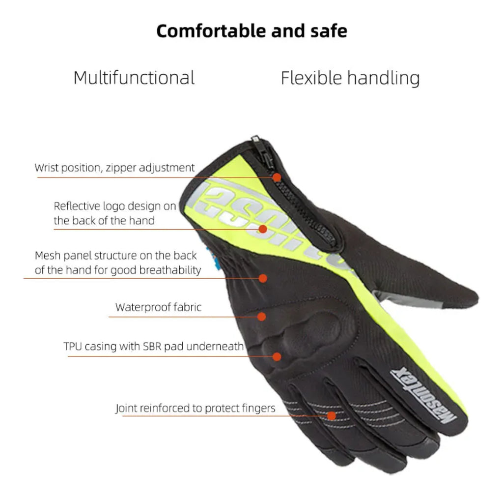 Guantes  Impermeables Y Térmicos Masontex M36 Cortos