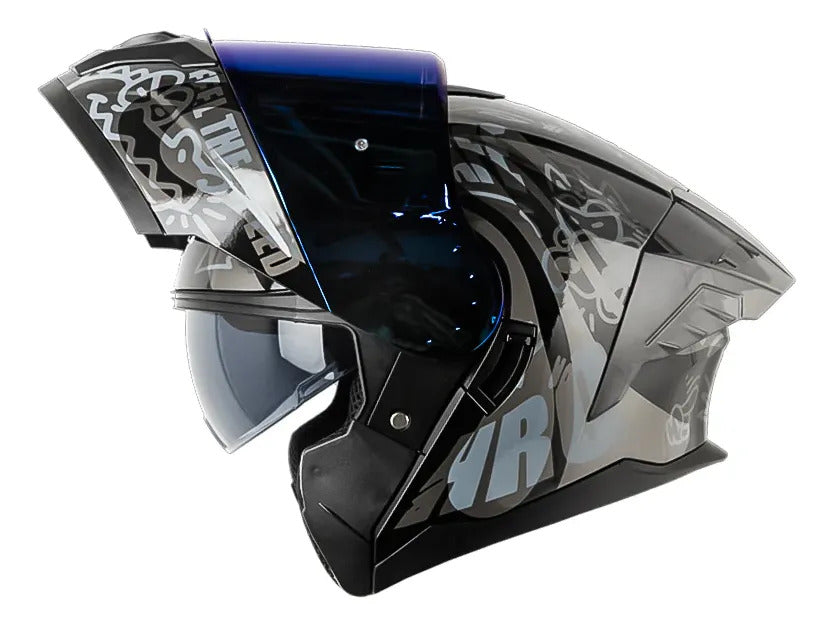 Casco Abatible Marca Hro 3480 Dv Evo Certificación Dot