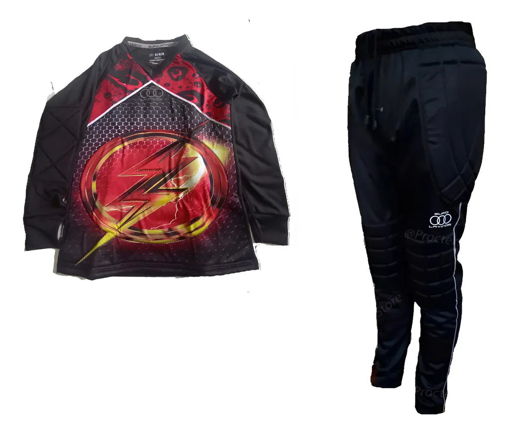Conjunto Arquero Niño Pantalon Y Buzo Portero Uniforme