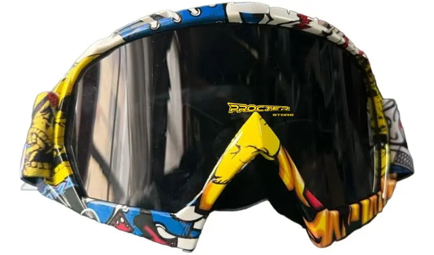 Gafas Tipo Cross Para Casco Cross Moto Bicicleta Deportes