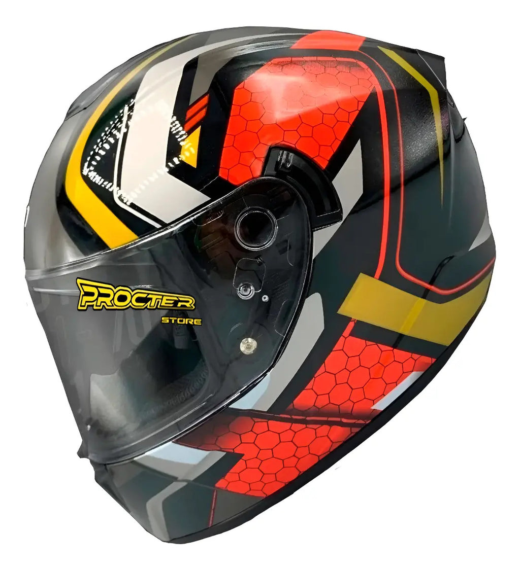 Casco Integral Moto Xecuro Doble Visor Certificado Gafas