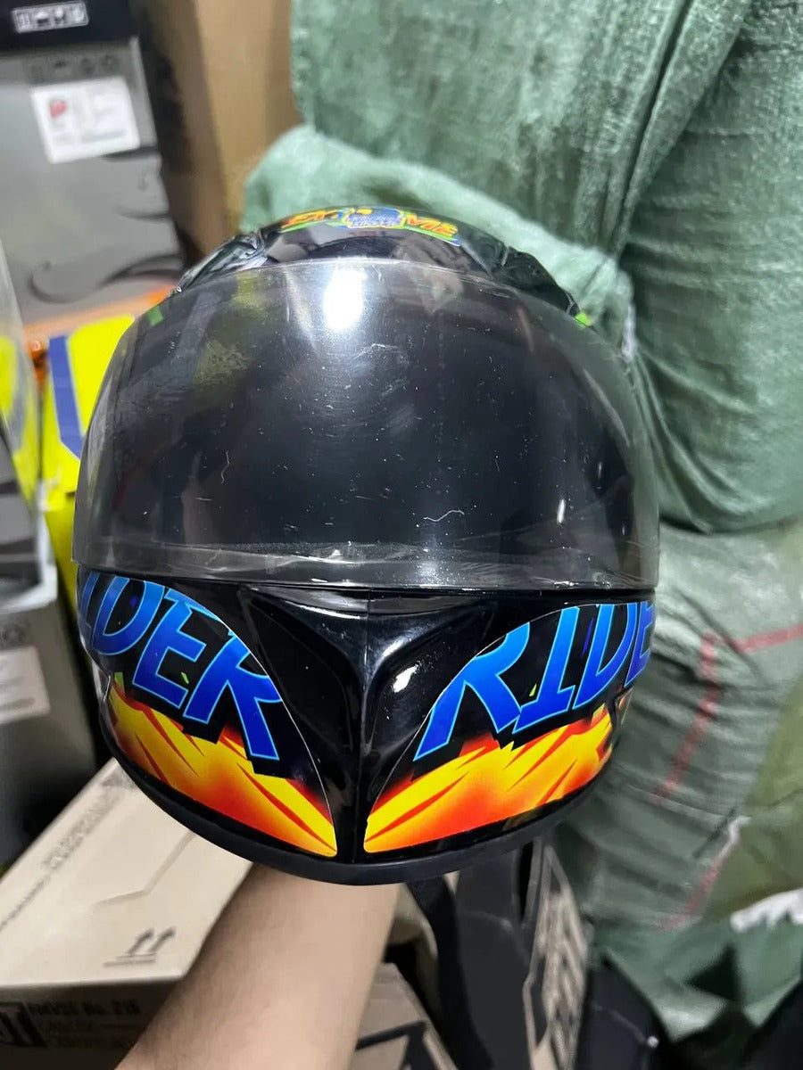 Casco Integral Para Niños Cerrado Kart Bicicleta Deportes