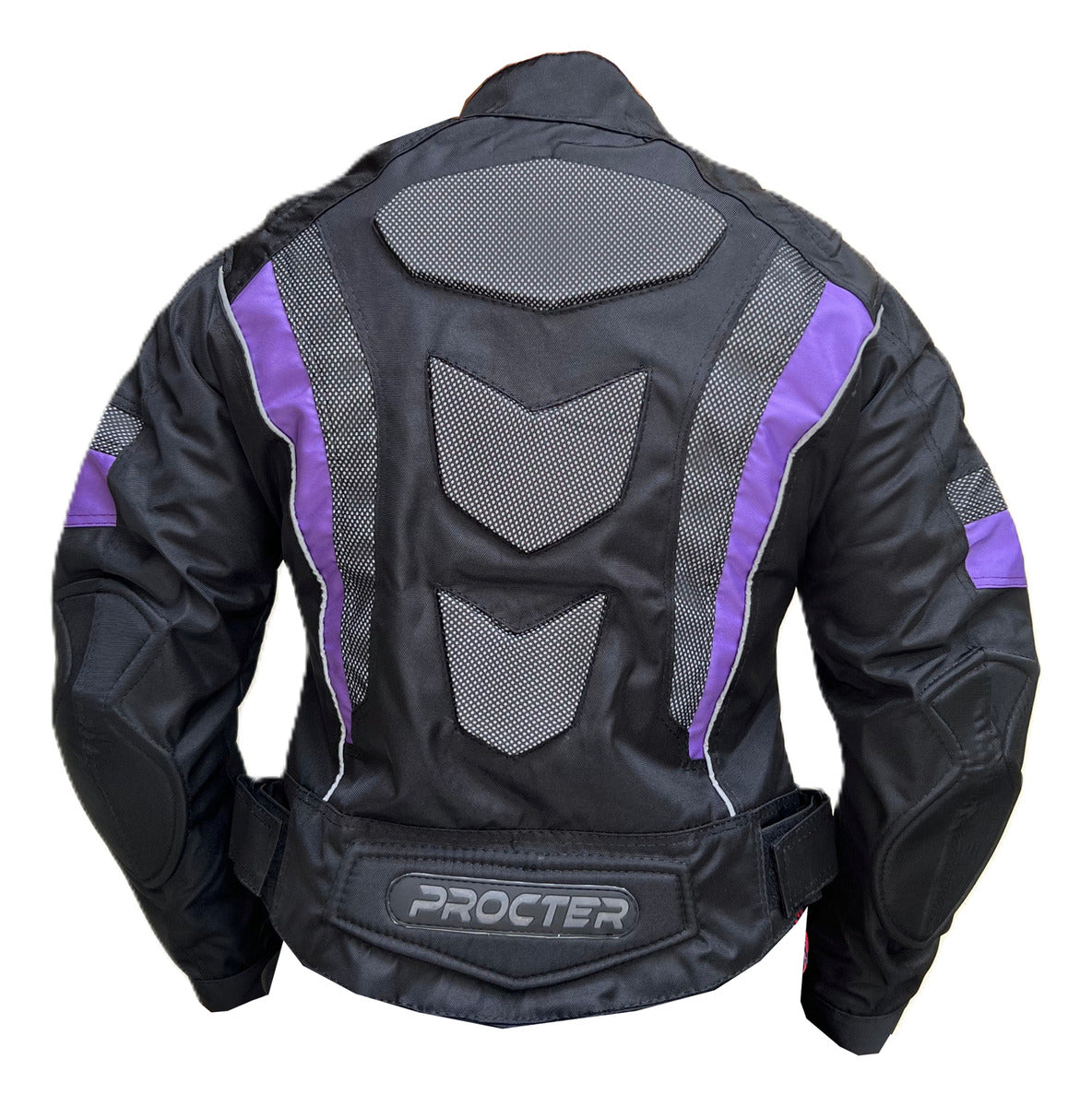 Chaqueta Con Protecciones Y Reflectiva Lona Mujer Moto Dama