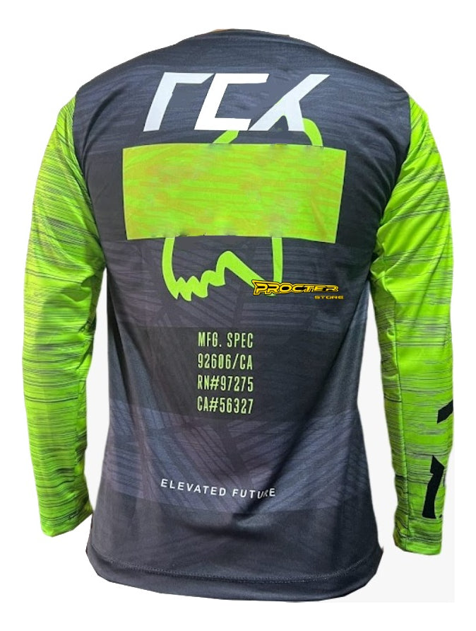 Buzo Manga Larga Mtb Motocross Bicicross Jersey Ciclismo