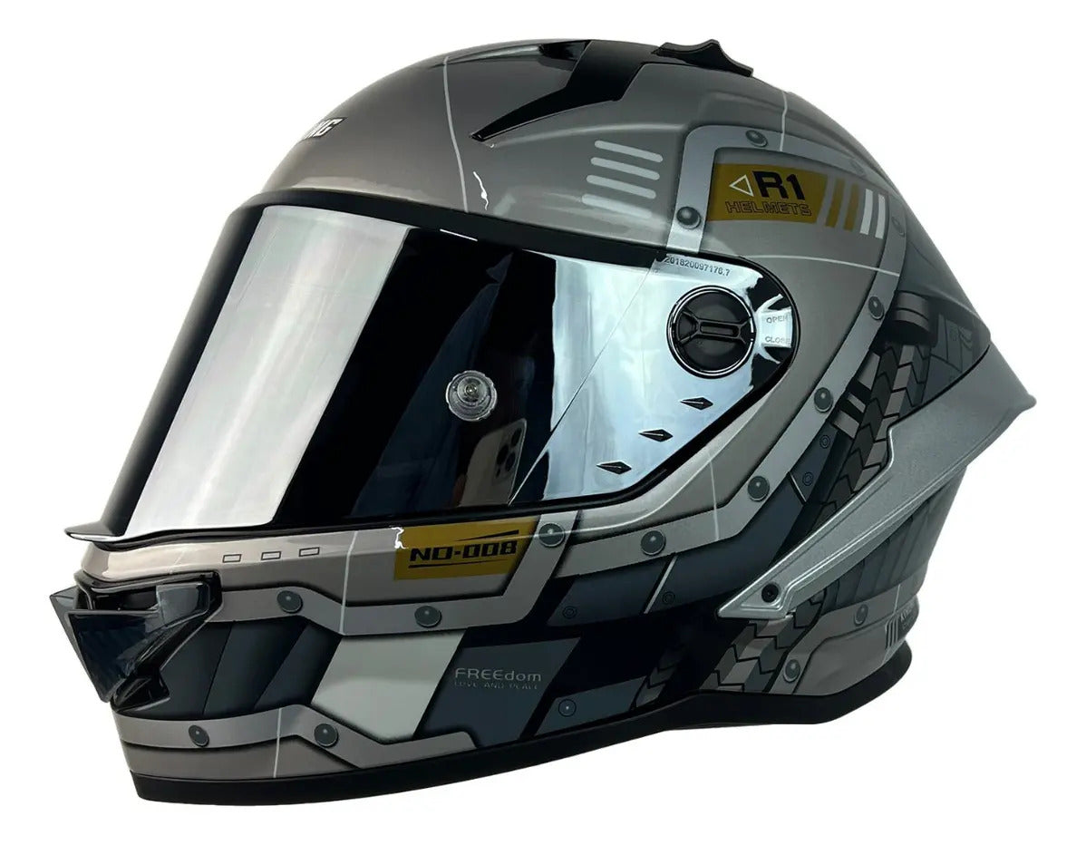 Casco Xtrong Integral Visor Magnetico Deportivo Certificado