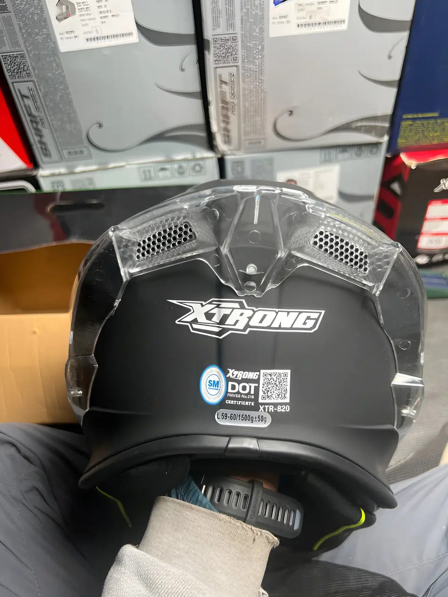 Casco Certificado Integral Xtrong Deportivo Visor Procter
