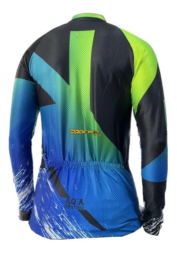Camisa Camiseta Jersey Ciclismo Manga Larga Ruta Bici Licra