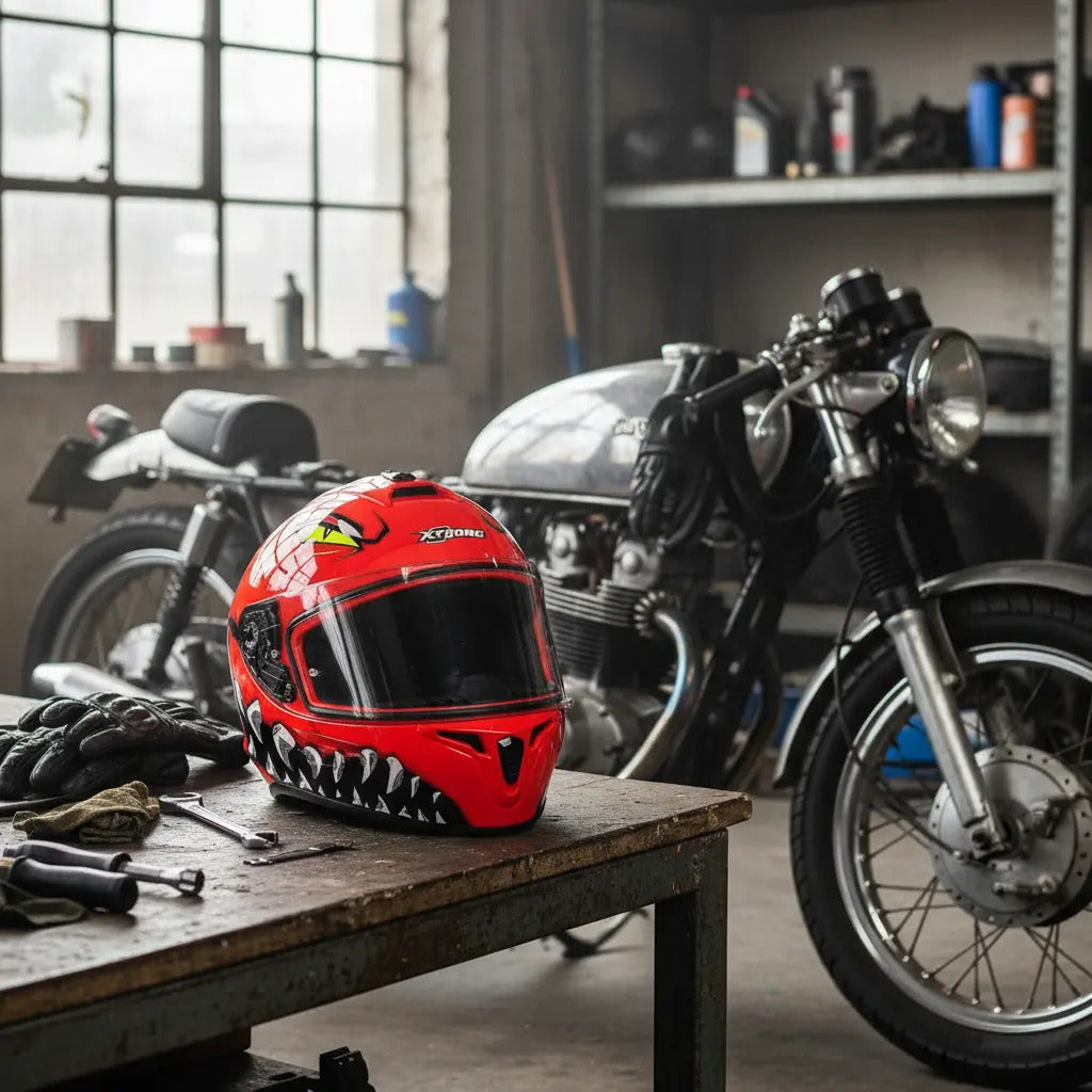 Casco Integral Para Moto Certificado Hombre Mujer Xtrong