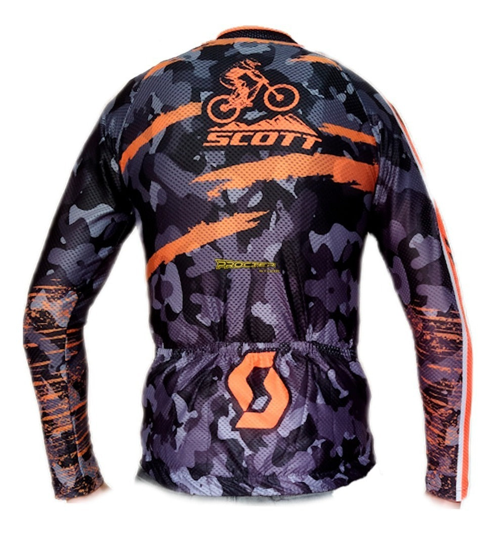 Jersey Ciclismo Maillot Manga Larga Ruta Mtb Colombia Camisa