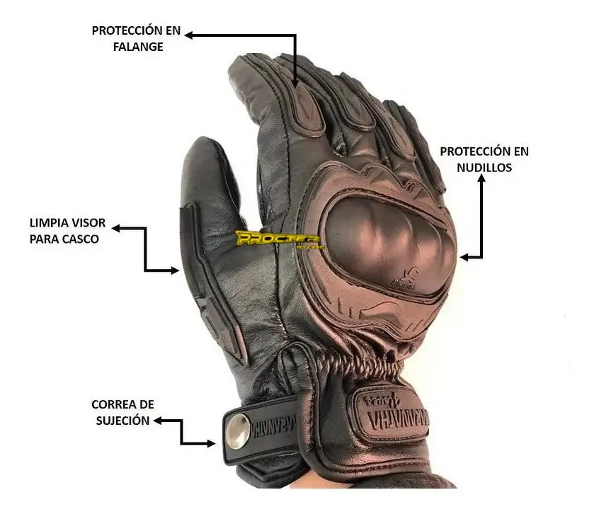 Guantes 100% Cuero Colores Envejecidos Edición Especial