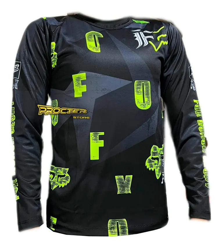 Buzo Manga Larga Mtb Motocross Bicicross Jersey Ciclismo