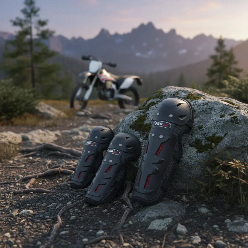 Kit Rodilleras Y Coderas Juego De Protección Motociclistas