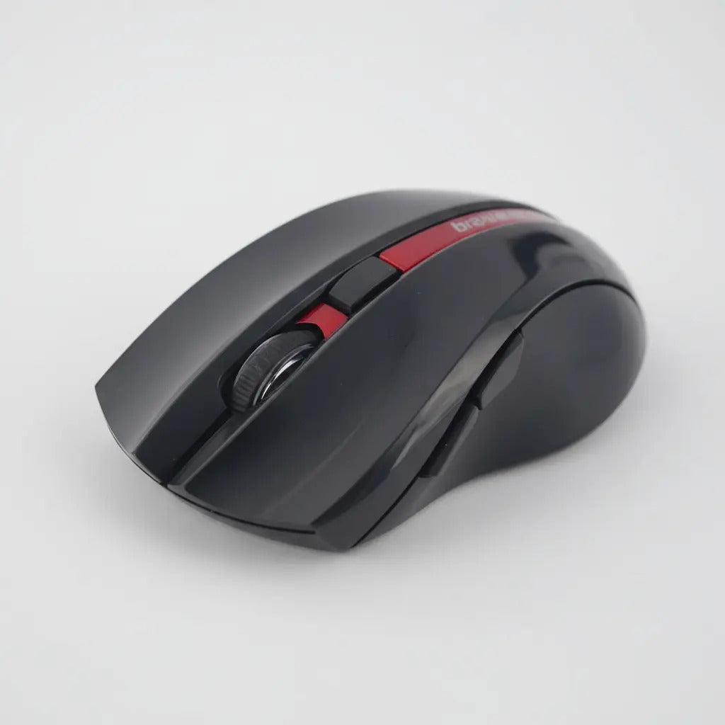 Mouse Inalámbrico Banda Bd309 Gamer Larga Batería 6 Botones