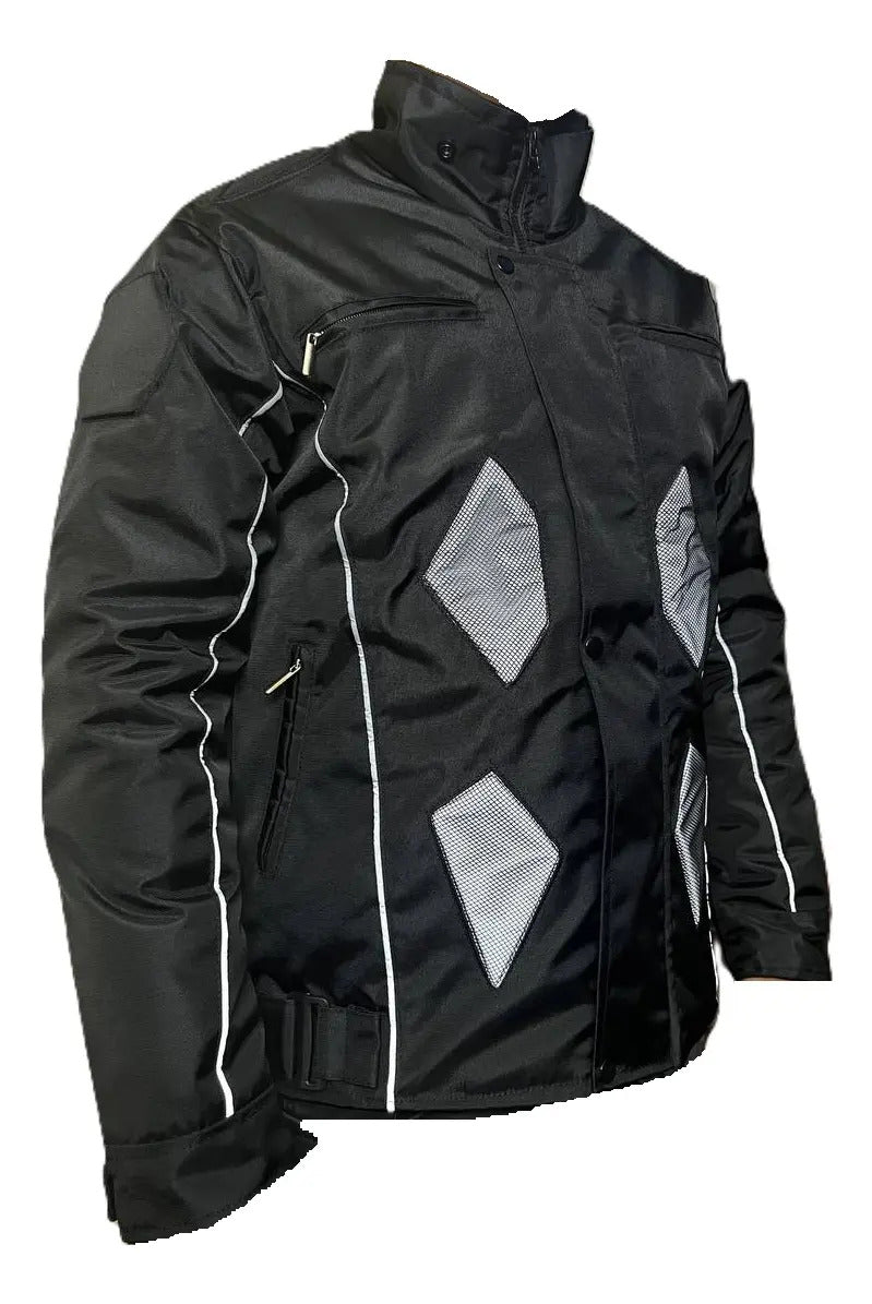 Chaqueta Para Motociclistas Dotacion Protecciones Reflectiva