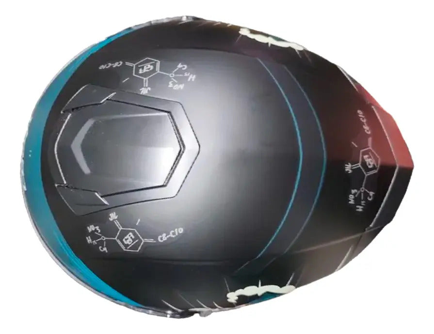 Casco Integral Moto Xecuro 701 Con Gafas Visor De Color