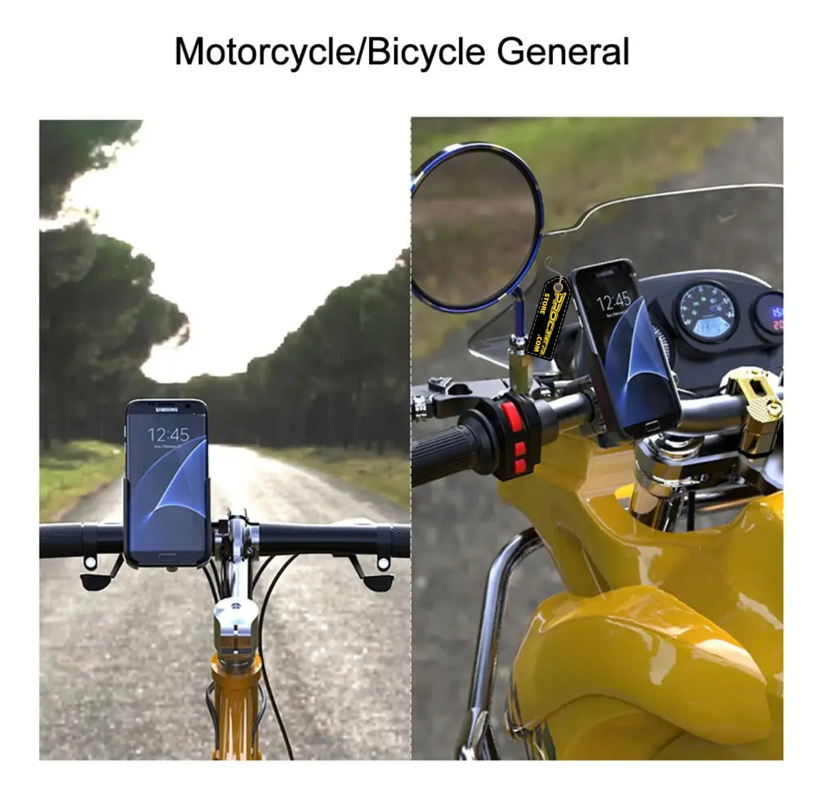 Holder Soporte Para Celular Metálico Alta Seguridad Moto