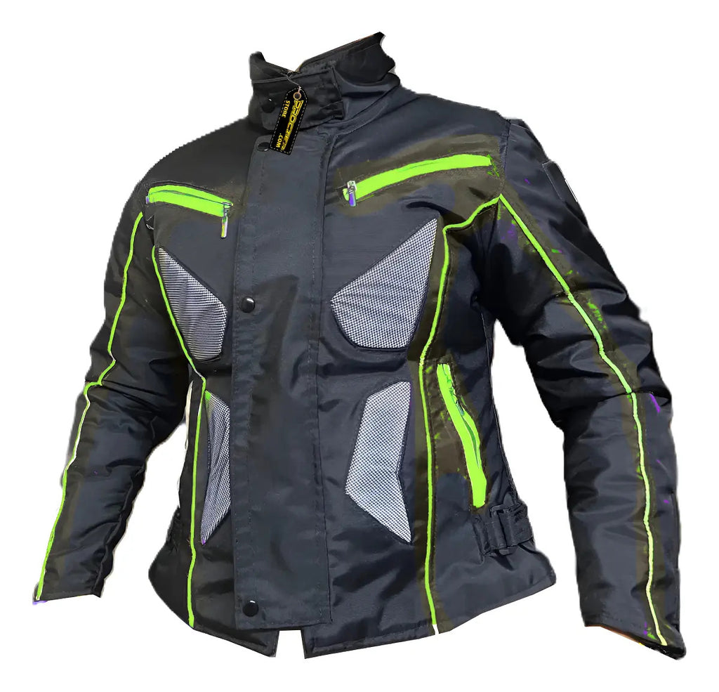 Chaqueta Para Motociclistas Dotacion Protecciones Reflectiva