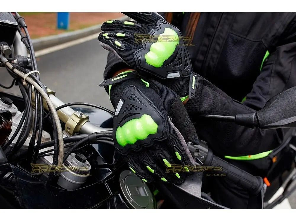 Guantes Moto Proteccion Nudillos Y Palma Forro Suave