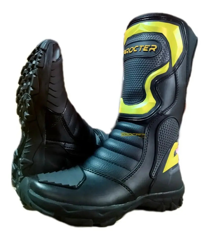 Botas Para Moto Deportiva Protecciones Bota Biker Unisex