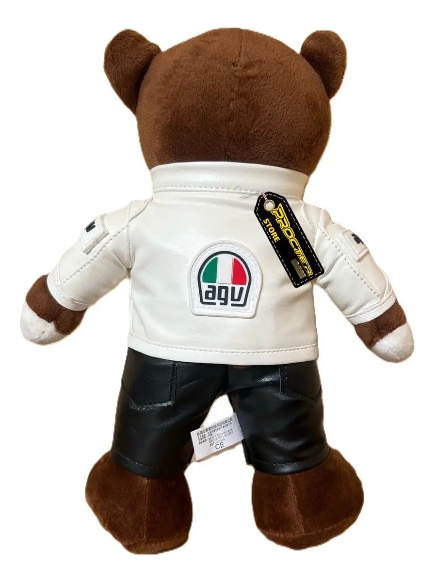 Oso De Peluche Premium De Motocicleta Oso Motero