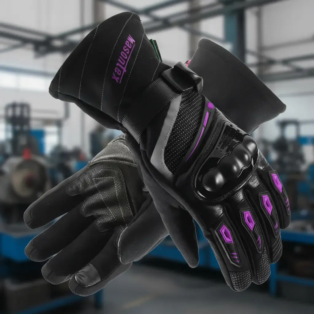 Guantes Masontex  Impermeables Y Térmicos  Moto Caña Larga