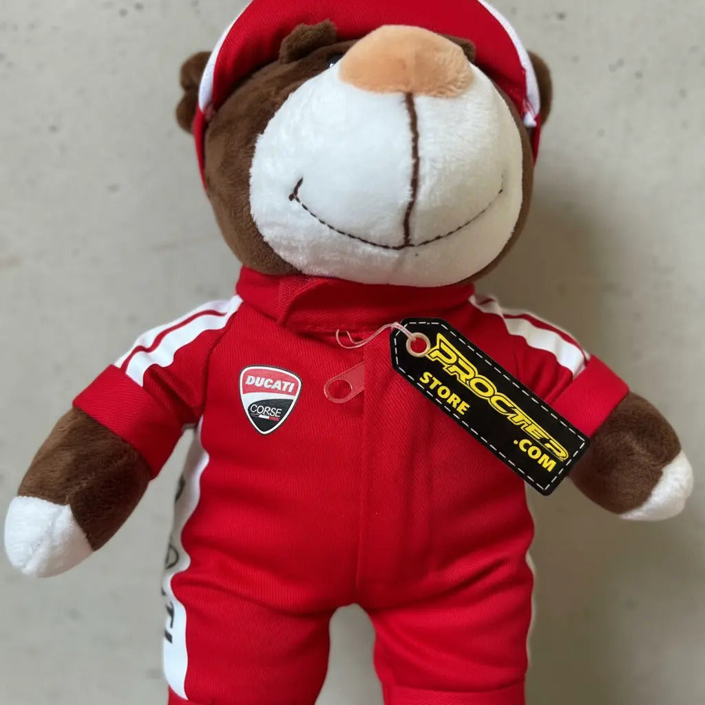 Oso De Peluche Motero Motocicleta Modelo Lona