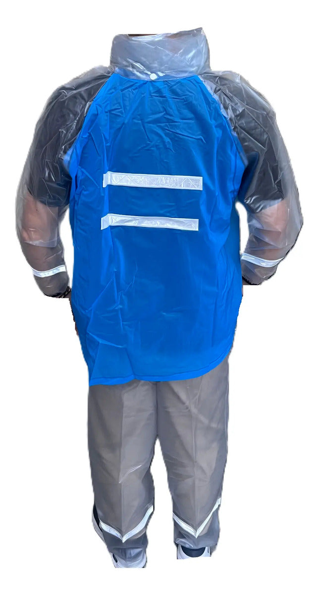 Impermeable Para Niños Con Zapatones Y Bolsilo Moto Ciclismo