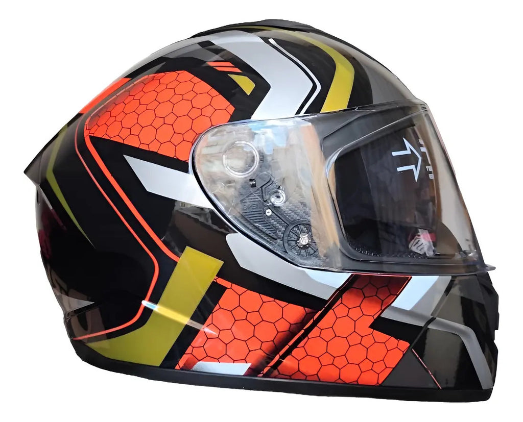 Casco Integral Moto Xecuro Doble Visor Certificado Gafas