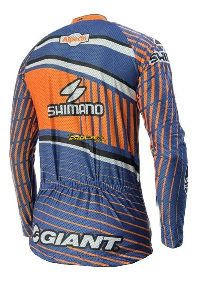 Camisa Camiseta Jersey Ciclismo Manga Larga Ruta Bici Licra