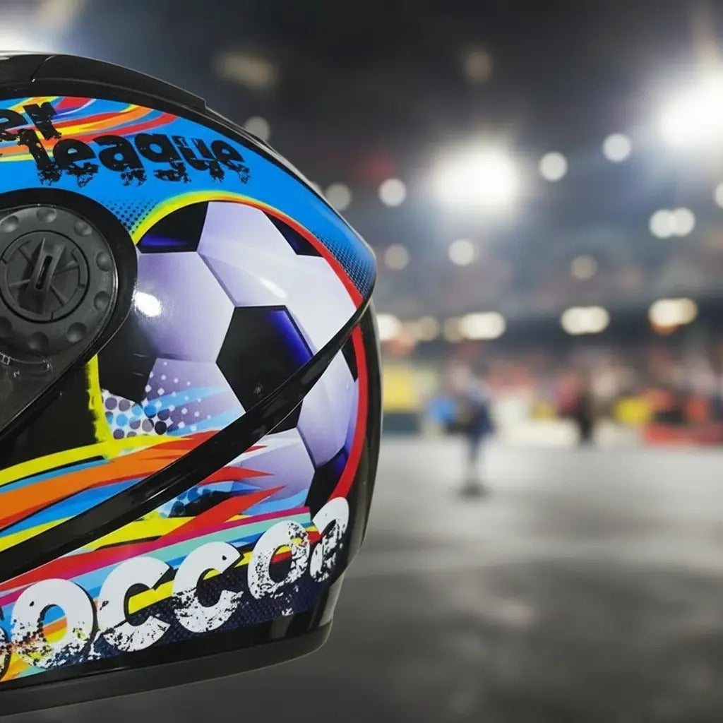 Casco Integral Para Niños Cerrado Kart Bicicleta Deportes