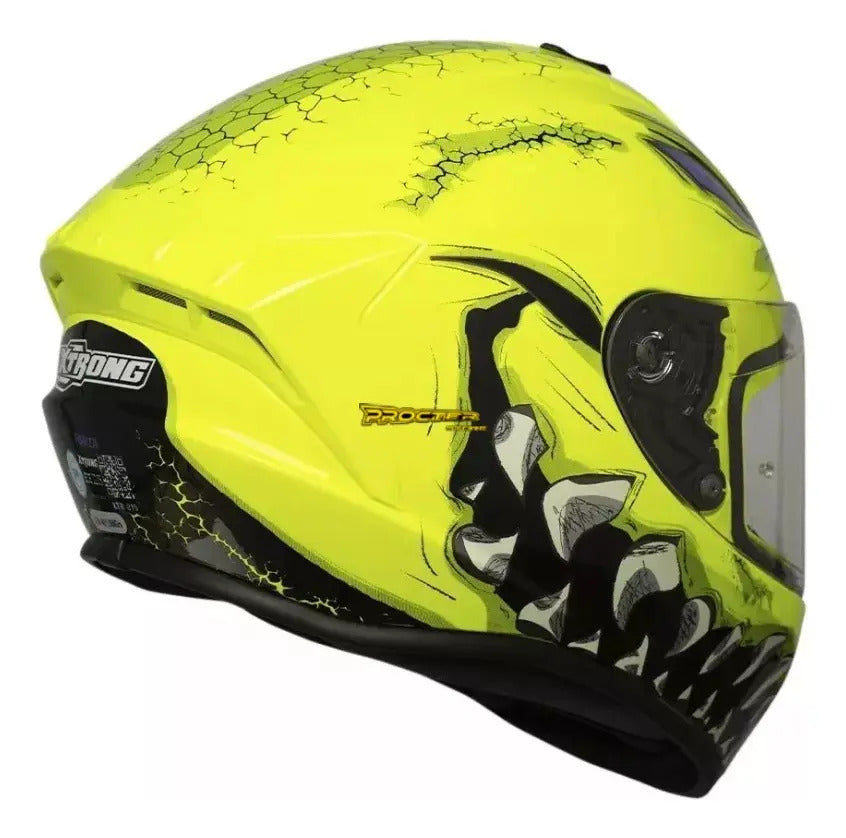Casco Integral Para Moto Certificado Hombre Mujer Xtrong