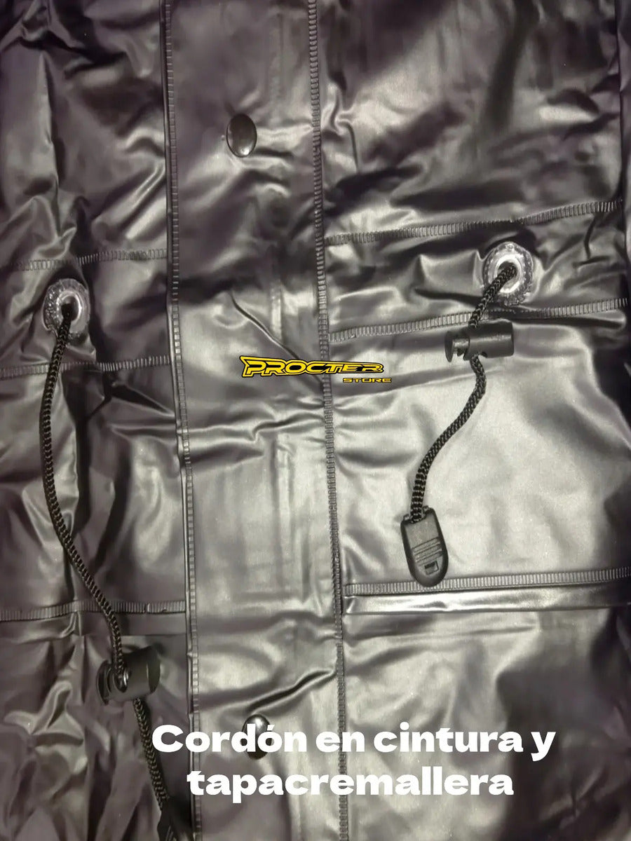 Impermeable Siliconado Liviano Con Bolsillos