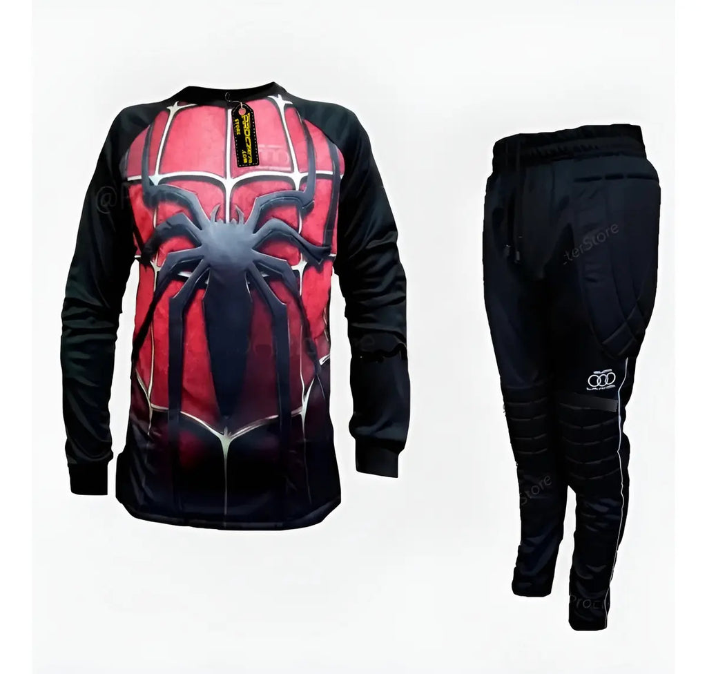 Conjunto Arquero Pantalon Y Buzo Acolchado Portero Uniforme