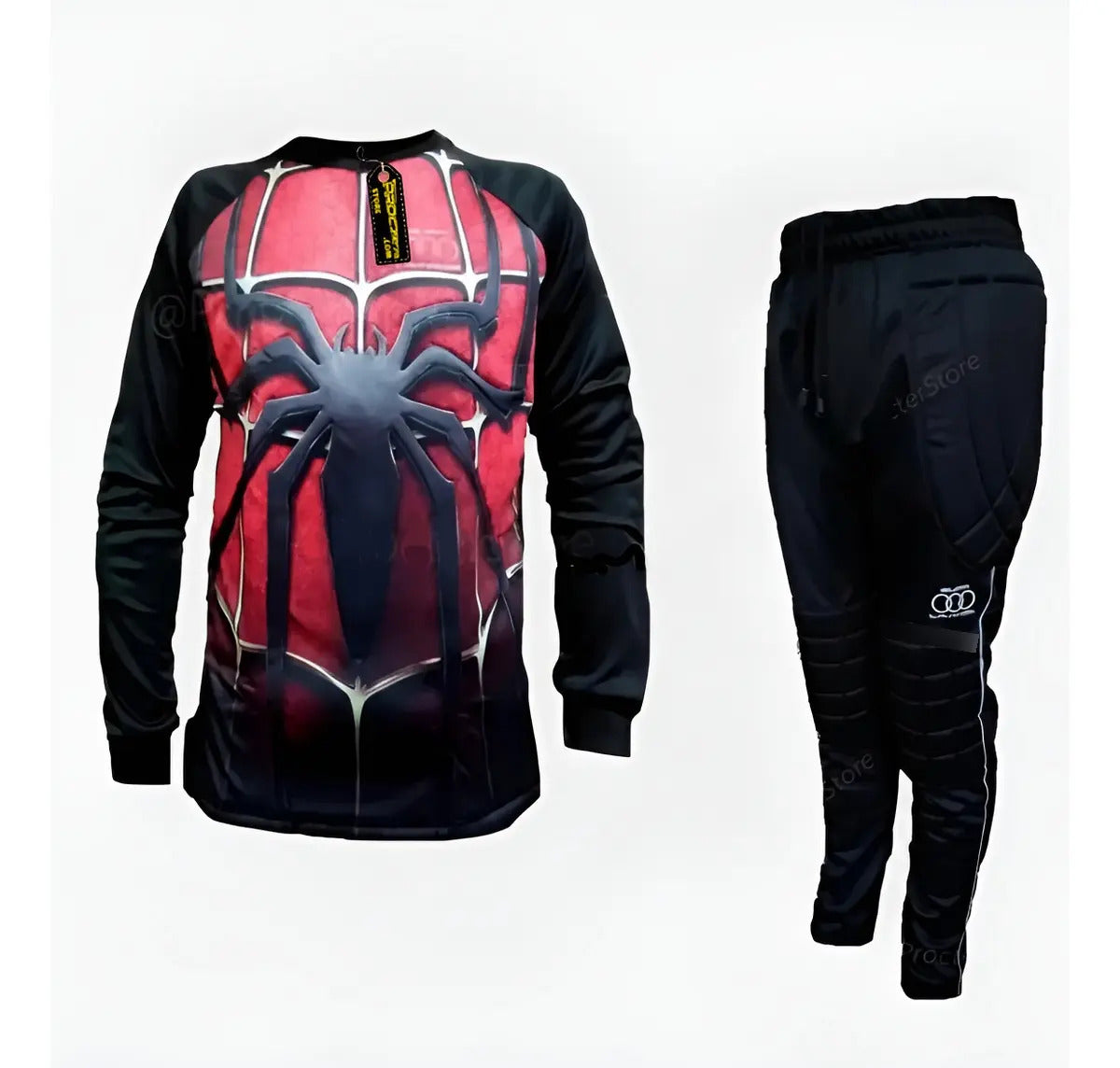 Conjunto Arquero Pantalon Y Buzo Acolchado Portero Uniforme