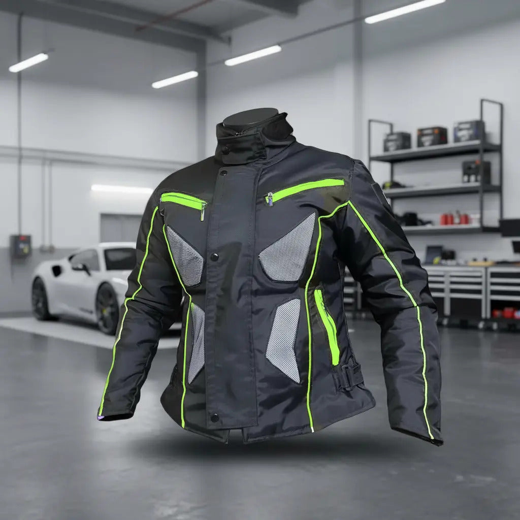 Chaqueta Para Motociclistas Dotacion Protecciones Reflectiva