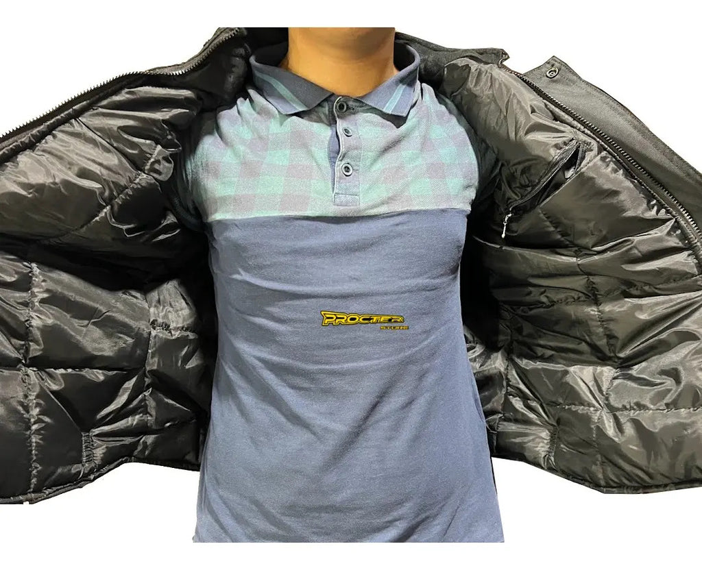 Chaqueta Para Motociclistas Dotacion Protecciones Reflectiva