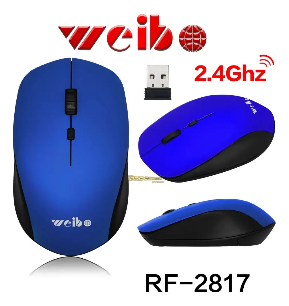 Mouse Inalambrico Usb Raton Weibo Alta Precisión Oficina