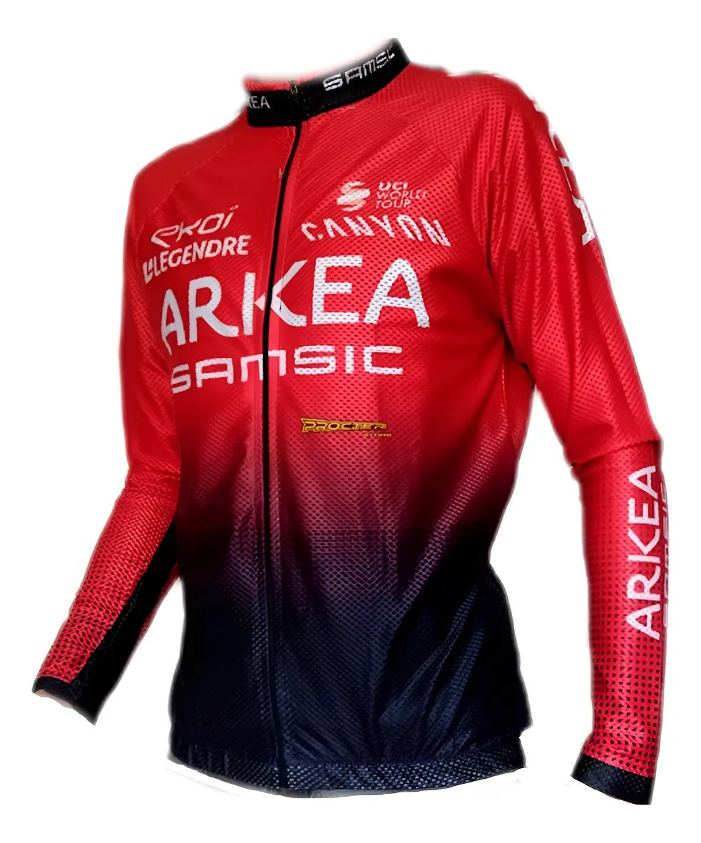 Jersey Ciclismo Maillot Manga Larga Ruta Mtb Colombia Camisa