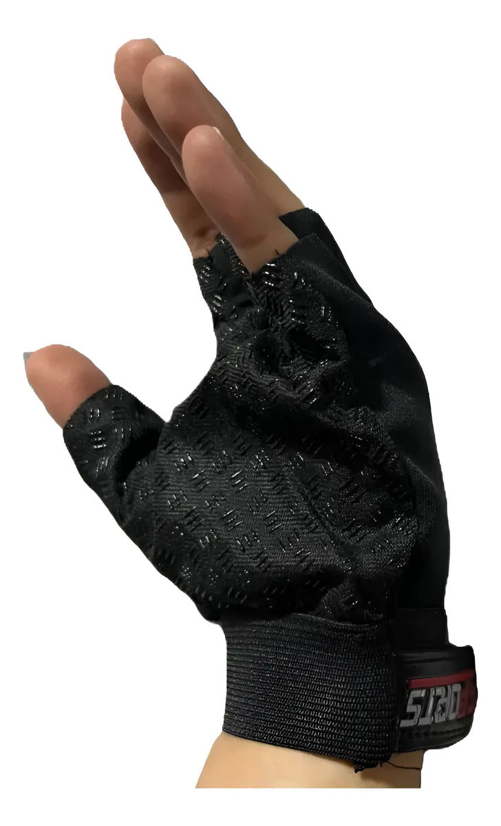 Guantes Cortos Medio Dedo Palma Antideslizante Ciclismo