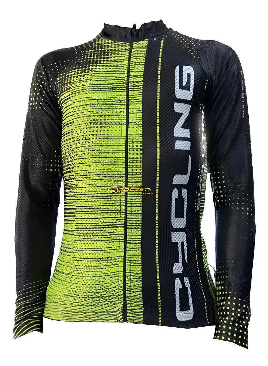 Jersey Ciclismo Maillot Manga Larga Ruta Mtb Colombia Camisa