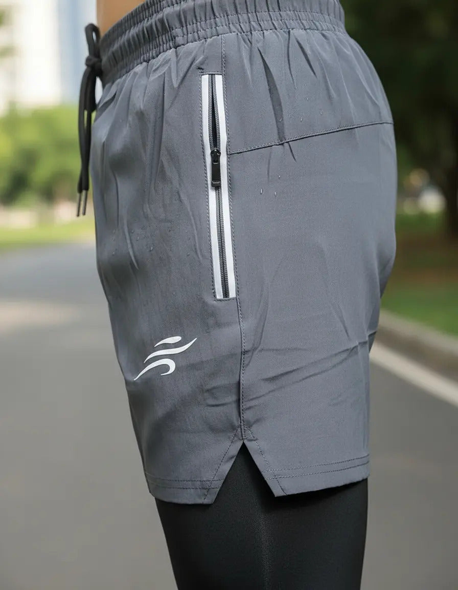 Pantaloneta Con Licra Larga Running Hombre Deportiva